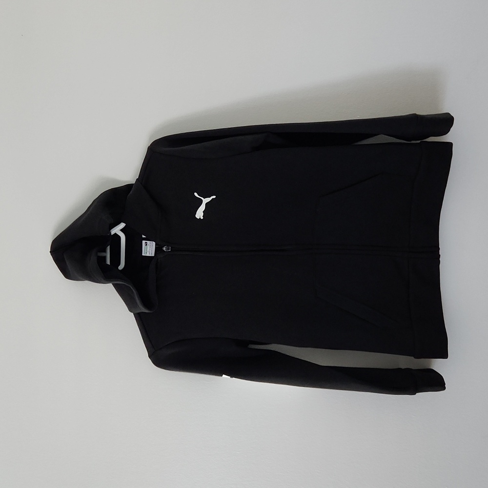 Kids Puma black hoodie jacket